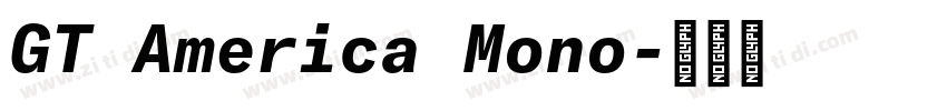 GT America Mono字体转换
